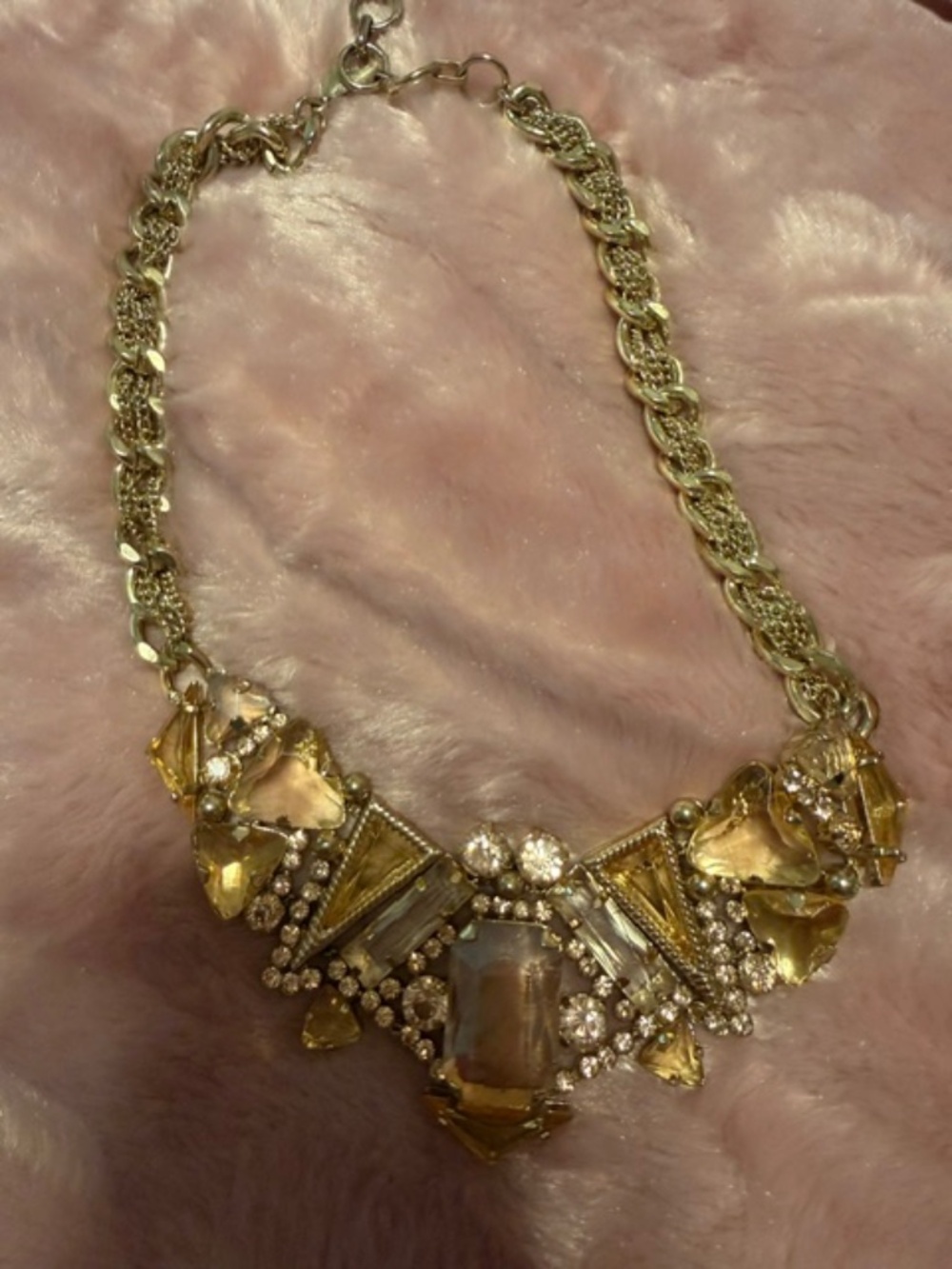 BCBG Gold Bling Necklace